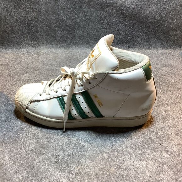 Size 9.5 - adidas Pro Model White Collegiate Green main image 13